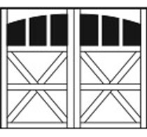 Ponderosa Carriage Wood Doors, Overhead Door Grand Island™