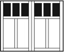 medina-square Villa Madre Carriage Doors, Overhead Door Co. of Grand Island™
